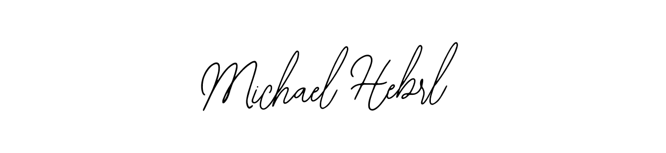 Use a signature maker to create a handwritten signature online. With this signature software, you can design (Bearetta-2O07w) your own signature for name Michael Hebrl. Michael Hebrl signature style 12 images and pictures png