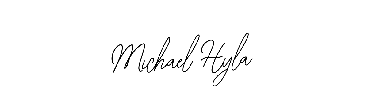 Make a beautiful signature design for name Michael Hyla. With this signature (Bearetta-2O07w) style, you can create a handwritten signature for free. Michael Hyla signature style 12 images and pictures png