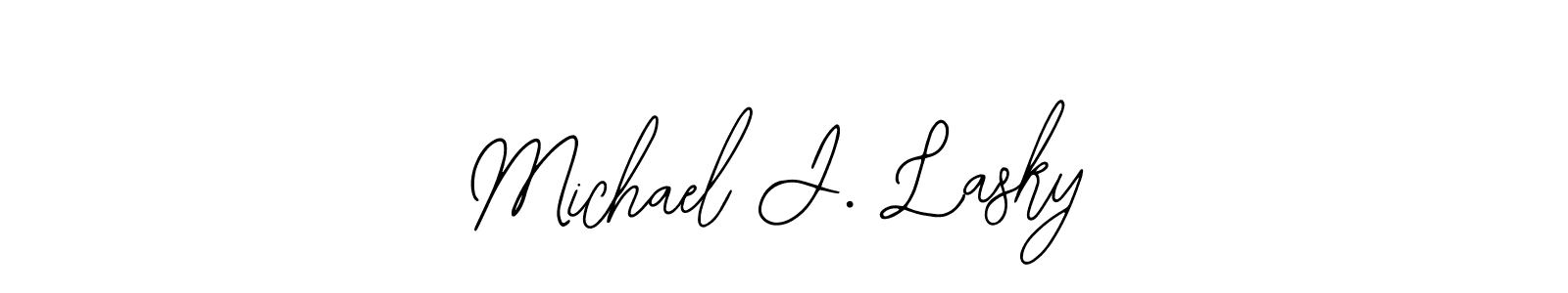 Michael J. Lasky stylish signature style. Best Handwritten Sign (Bearetta-2O07w) for my name. Handwritten Signature Collection Ideas for my name Michael J. Lasky. Michael J. Lasky signature style 12 images and pictures png