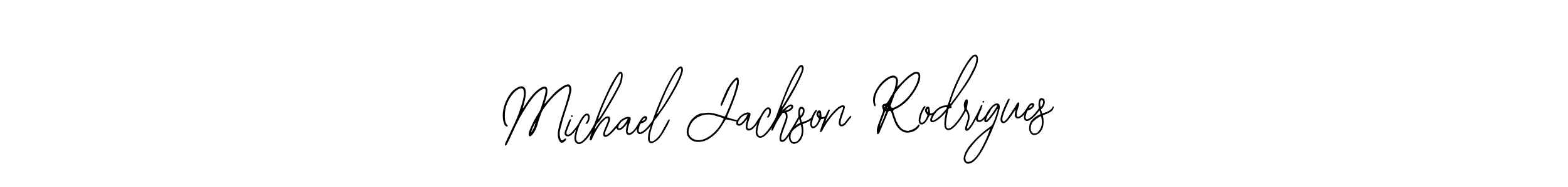 How to make Michael Jackson Rodrigues name signature. Use Bearetta-2O07w style for creating short signs online. This is the latest handwritten sign. Michael Jackson Rodrigues signature style 12 images and pictures png