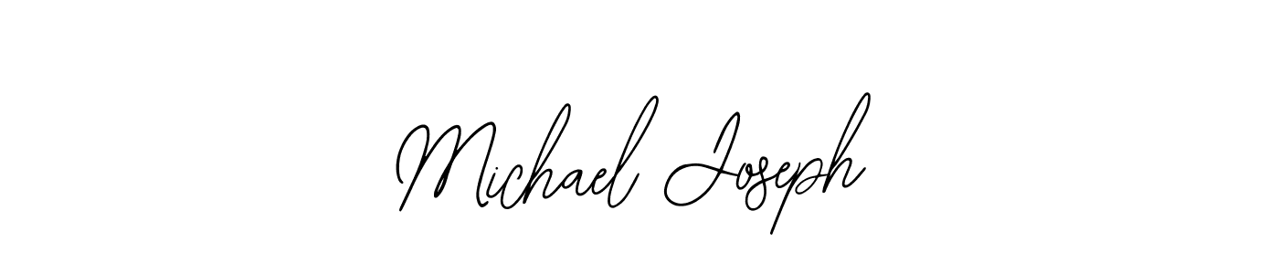 Design your own signature with our free online signature maker. With this signature software, you can create a handwritten (Bearetta-2O07w) signature for name Michael Joseph. Michael Joseph signature style 12 images and pictures png
