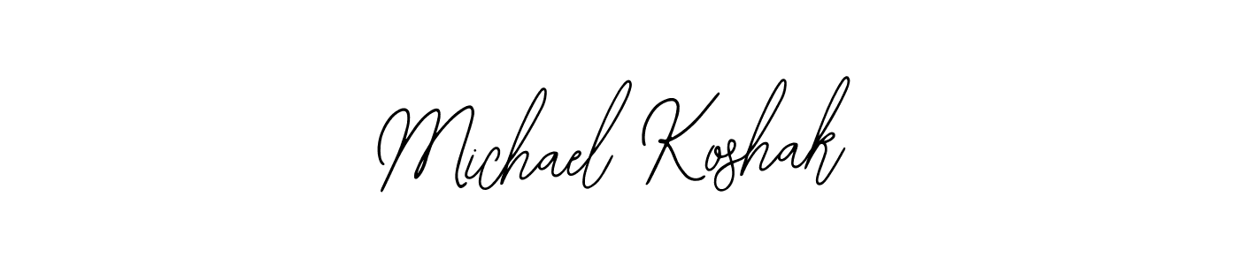 It looks lik you need a new signature style for name Michael Koshak. Design unique handwritten (Bearetta-2O07w) signature with our free signature maker in just a few clicks. Michael Koshak signature style 12 images and pictures png