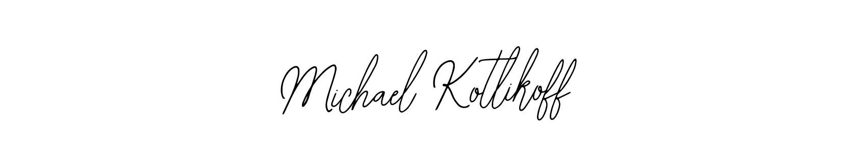 It looks lik you need a new signature style for name Michael Kotlikoff. Design unique handwritten (Bearetta-2O07w) signature with our free signature maker in just a few clicks. Michael Kotlikoff signature style 12 images and pictures png