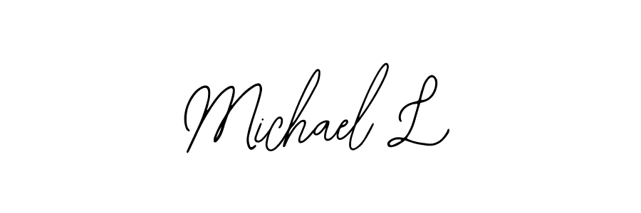 It looks lik you need a new signature style for name Michael L. Design unique handwritten (Bearetta-2O07w) signature with our free signature maker in just a few clicks. Michael L signature style 12 images and pictures png