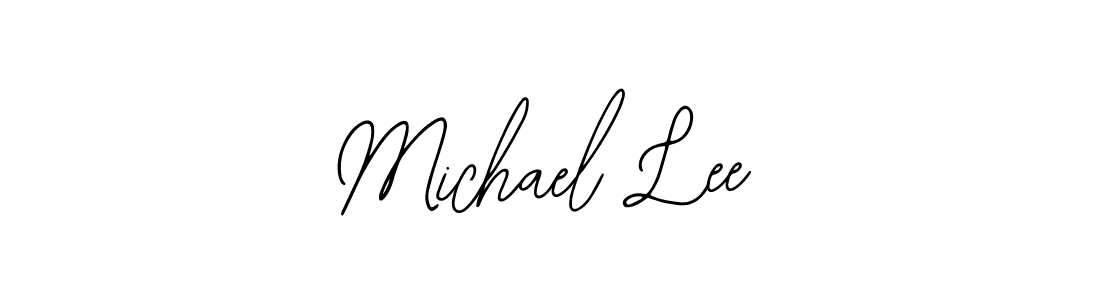 Similarly Bearetta-2O07w is the best handwritten signature design. Signature creator online .You can use it as an online autograph creator for name Michael Lee. Michael Lee signature style 12 images and pictures png