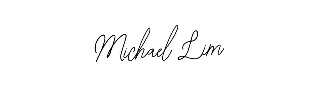 How to make Michael Lim signature? Bearetta-2O07w is a professional autograph style. Create handwritten signature for Michael Lim name. Michael Lim signature style 12 images and pictures png