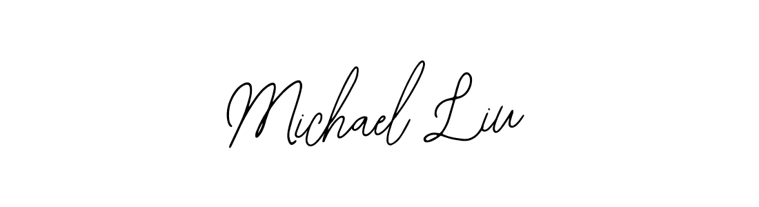 How to make Michael Liu signature? Bearetta-2O07w is a professional autograph style. Create handwritten signature for Michael Liu name. Michael Liu signature style 12 images and pictures png