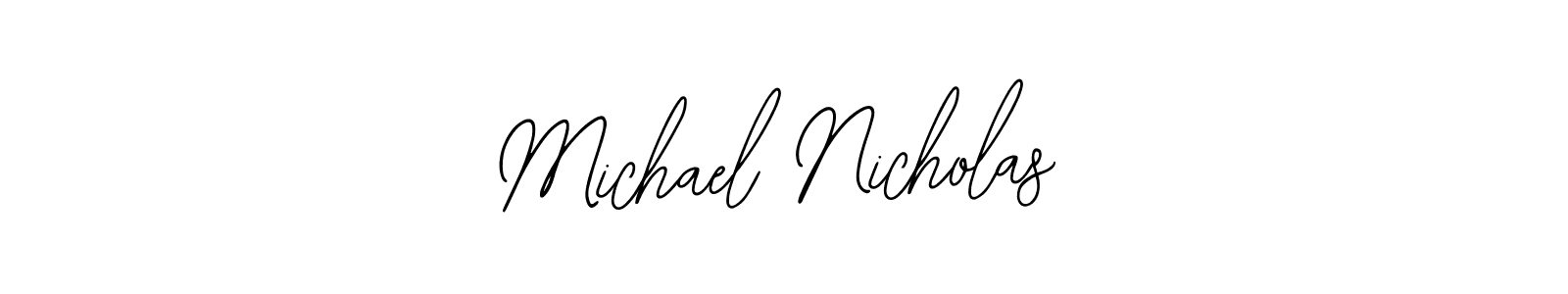 Make a beautiful signature design for name Michael Nicholas. Use this online signature maker to create a handwritten signature for free. Michael Nicholas signature style 12 images and pictures png