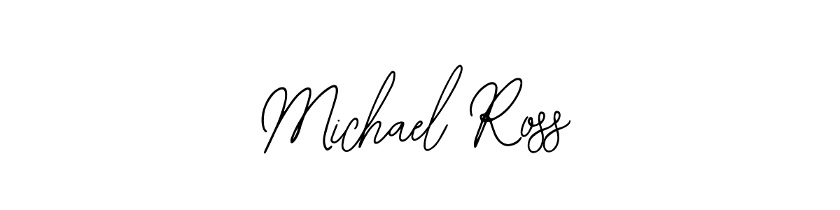 Bearetta-2O07w is a professional signature style that is perfect for those who want to add a touch of class to their signature. It is also a great choice for those who want to make their signature more unique. Get Michael Ross name to fancy signature for free. Michael Ross signature style 12 images and pictures png