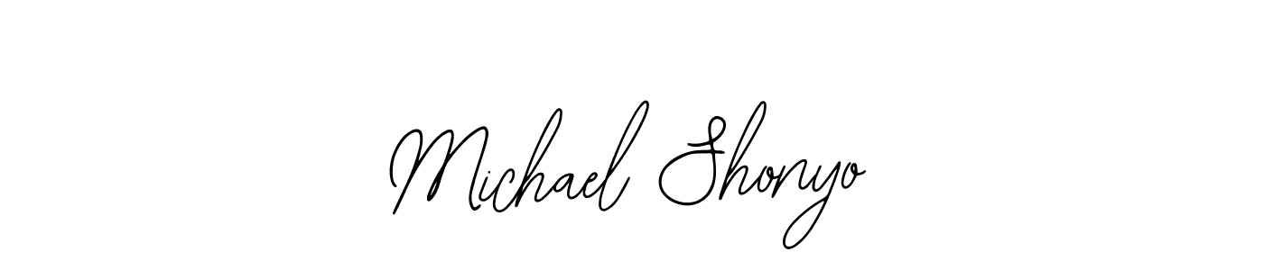 Make a beautiful signature design for name Michael Shonyo. With this signature (Bearetta-2O07w) style, you can create a handwritten signature for free. Michael Shonyo signature style 12 images and pictures png