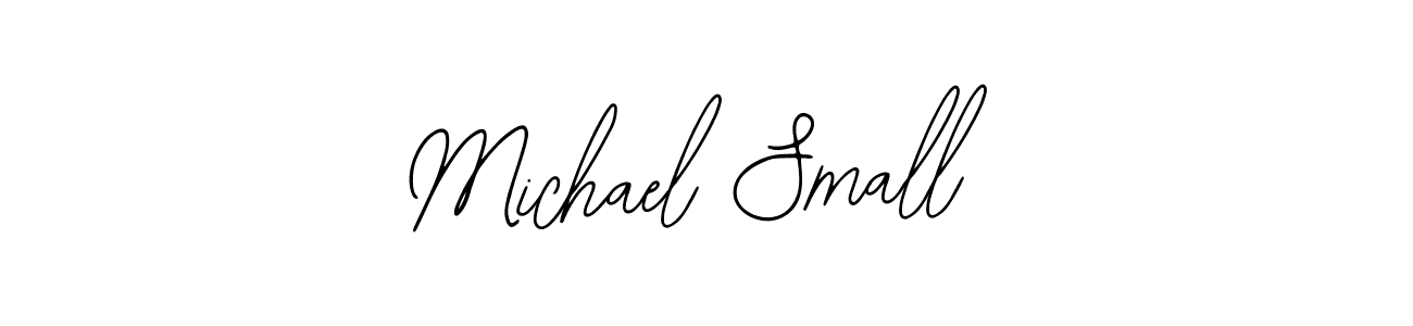 Bearetta-2O07w is a professional signature style that is perfect for those who want to add a touch of class to their signature. It is also a great choice for those who want to make their signature more unique. Get Michael Small name to fancy signature for free. Michael Small signature style 12 images and pictures png