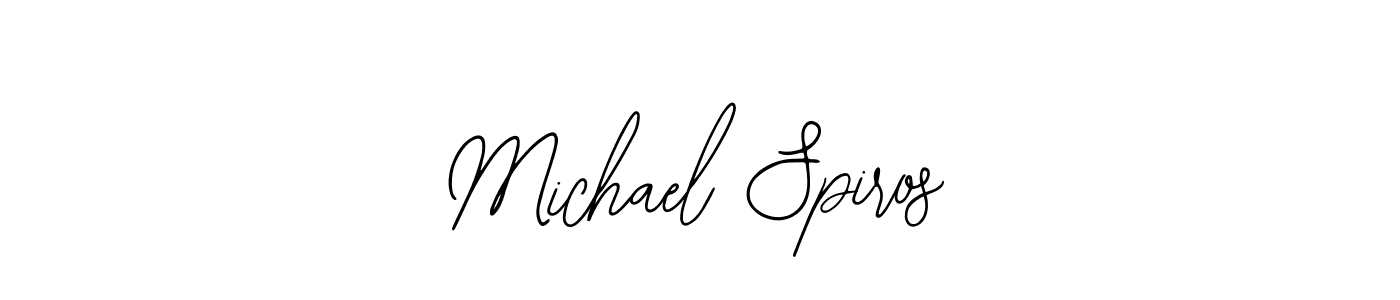 It looks lik you need a new signature style for name Michael Spiros. Design unique handwritten (Bearetta-2O07w) signature with our free signature maker in just a few clicks. Michael Spiros signature style 12 images and pictures png