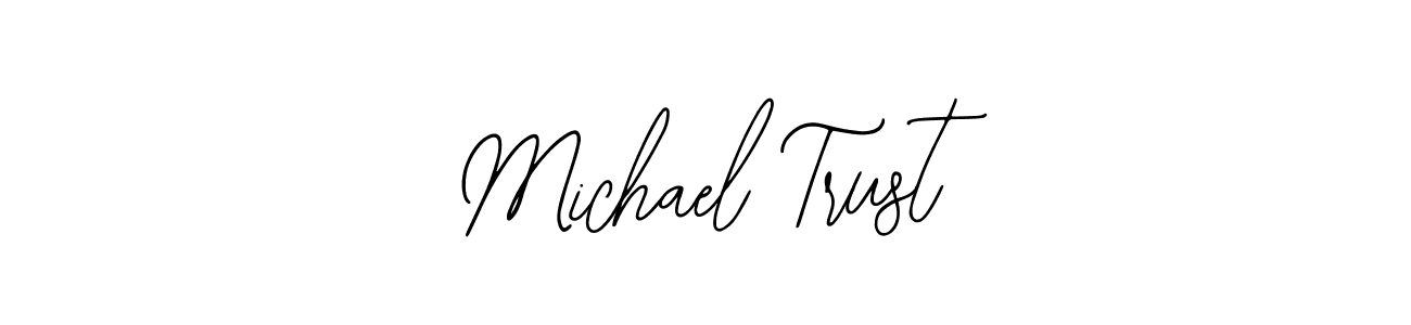 Also You can easily find your signature by using the search form. We will create Michael Trust name handwritten signature images for you free of cost using Bearetta-2O07w sign style. Michael Trust signature style 12 images and pictures png