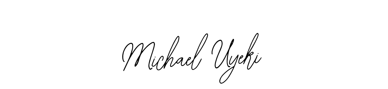 The best way (Bearetta-2O07w) to make a short signature is to pick only two or three words in your name. The name Michael Uyeki include a total of six letters. For converting this name. Michael Uyeki signature style 12 images and pictures png