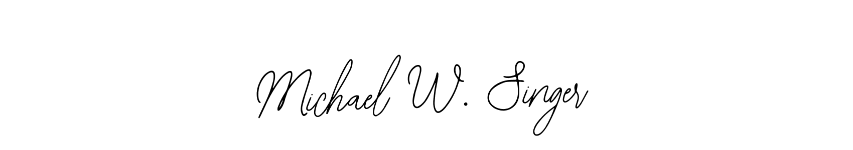 It looks lik you need a new signature style for name Michael W. Singer. Design unique handwritten (Bearetta-2O07w) signature with our free signature maker in just a few clicks. Michael W. Singer signature style 12 images and pictures png