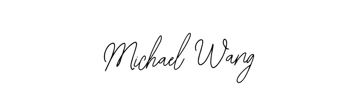 Create a beautiful signature design for name Michael Wang. With this signature (Bearetta-2O07w) fonts, you can make a handwritten signature for free. Michael Wang signature style 12 images and pictures png