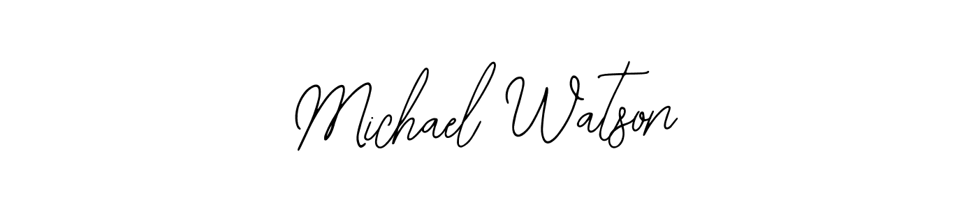 Make a beautiful signature design for name Michael Watson. With this signature (Bearetta-2O07w) style, you can create a handwritten signature for free. Michael Watson signature style 12 images and pictures png