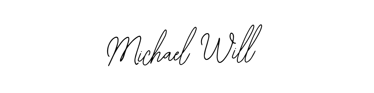 You should practise on your own different ways (Bearetta-2O07w) to write your name (Michael Will) in signature. don't let someone else do it for you. Michael Will signature style 12 images and pictures png