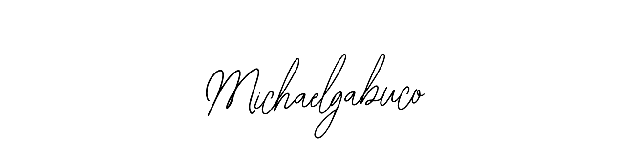 The best way (Bearetta-2O07w) to make a short signature is to pick only two or three words in your name. The name Michaelgabuco include a total of six letters. For converting this name. Michaelgabuco signature style 12 images and pictures png