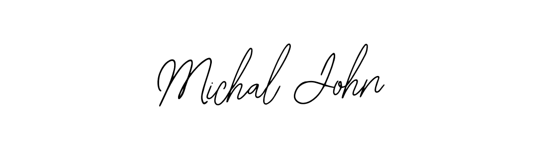 Make a beautiful signature design for name Michal John. With this signature (Bearetta-2O07w) style, you can create a handwritten signature for free. Michal John signature style 12 images and pictures png