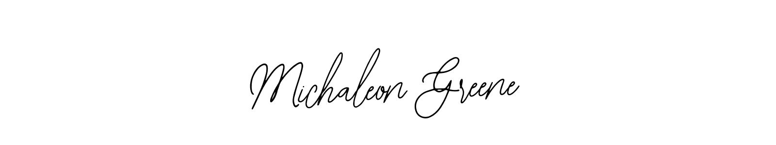 Create a beautiful signature design for name Michaleon Greene. With this signature (Bearetta-2O07w) fonts, you can make a handwritten signature for free. Michaleon Greene signature style 12 images and pictures png