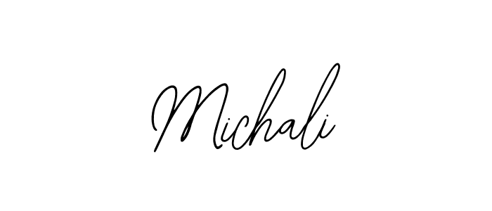 Design your own signature with our free online signature maker. With this signature software, you can create a handwritten (Bearetta-2O07w) signature for name Michali. Michali signature style 12 images and pictures png