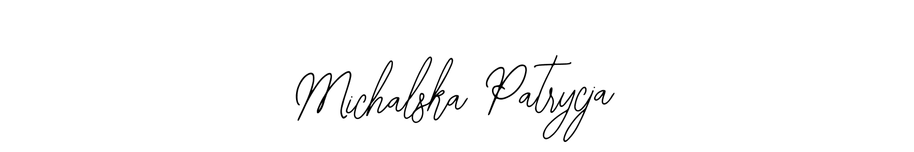 How to make Michalska Patrycja signature? Bearetta-2O07w is a professional autograph style. Create handwritten signature for Michalska Patrycja name. Michalska Patrycja signature style 12 images and pictures png