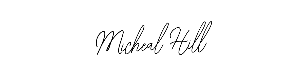 Make a beautiful signature design for name Micheal Hill. With this signature (Bearetta-2O07w) style, you can create a handwritten signature for free. Micheal Hill signature style 12 images and pictures png