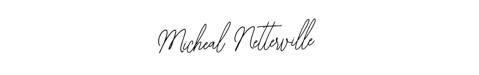 Create a beautiful signature design for name Micheal Netterville. With this signature (Bearetta-2O07w) fonts, you can make a handwritten signature for free. Micheal Netterville signature style 12 images and pictures png