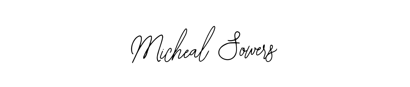 Make a beautiful signature design for name Micheal Sowers. Use this online signature maker to create a handwritten signature for free. Micheal Sowers signature style 12 images and pictures png