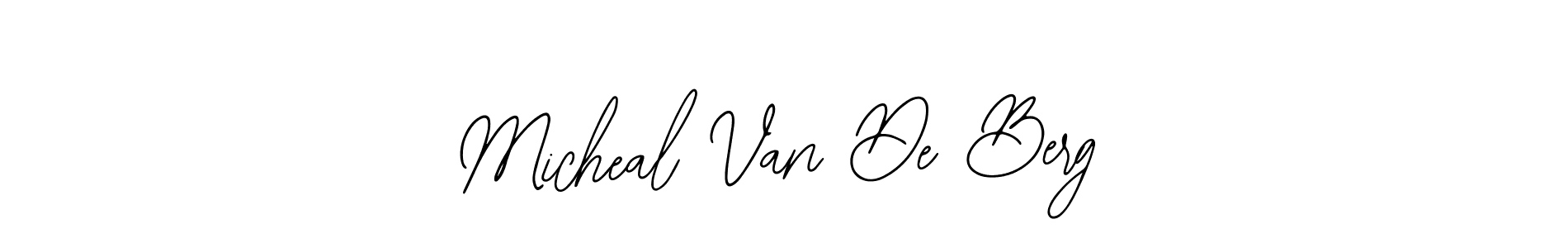 Also You can easily find your signature by using the search form. We will create Micheal Van De Berg name handwritten signature images for you free of cost using Bearetta-2O07w sign style. Micheal Van De Berg signature style 12 images and pictures png