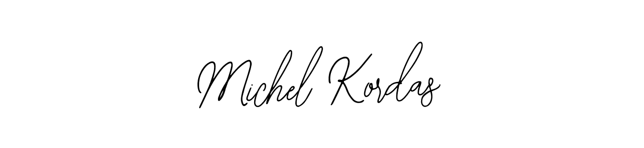 How to make Michel Kordas signature? Bearetta-2O07w is a professional autograph style. Create handwritten signature for Michel Kordas name. Michel Kordas signature style 12 images and pictures png