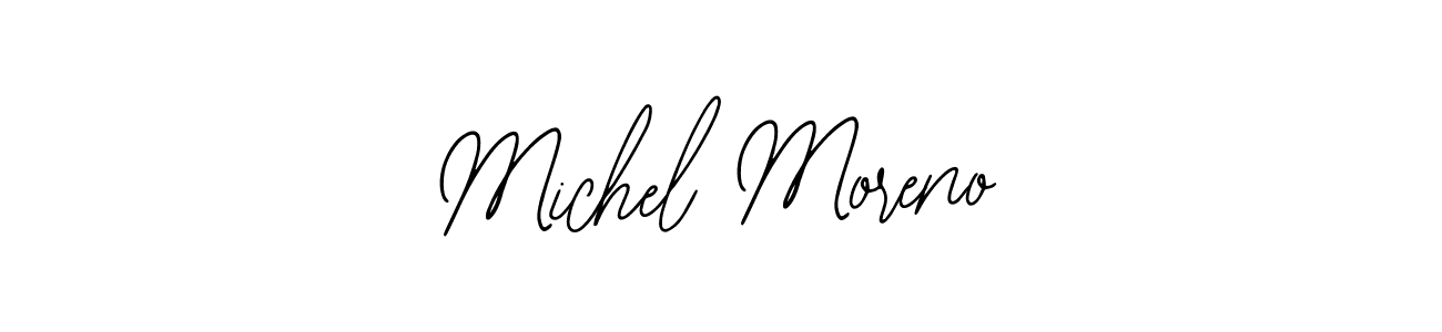 The best way (Bearetta-2O07w) to make a short signature is to pick only two or three words in your name. The name Michel Moreno include a total of six letters. For converting this name. Michel Moreno signature style 12 images and pictures png