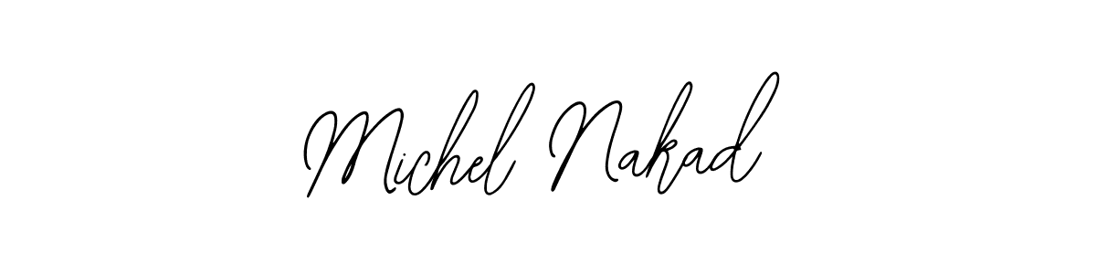 How to make Michel Nakad signature? Bearetta-2O07w is a professional autograph style. Create handwritten signature for Michel Nakad name. Michel Nakad signature style 12 images and pictures png