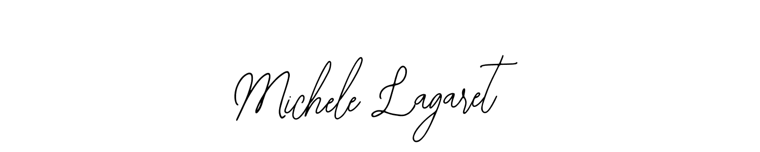 You should practise on your own different ways (Bearetta-2O07w) to write your name (Michele Lagaret) in signature. don't let someone else do it for you. Michele Lagaret signature style 12 images and pictures png