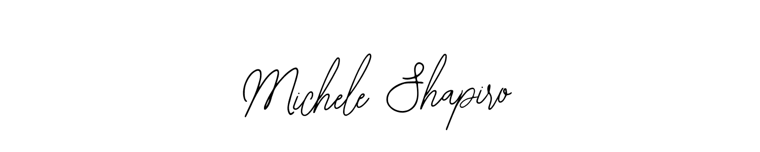 Michele Shapiro stylish signature style. Best Handwritten Sign (Bearetta-2O07w) for my name. Handwritten Signature Collection Ideas for my name Michele Shapiro. Michele Shapiro signature style 12 images and pictures png