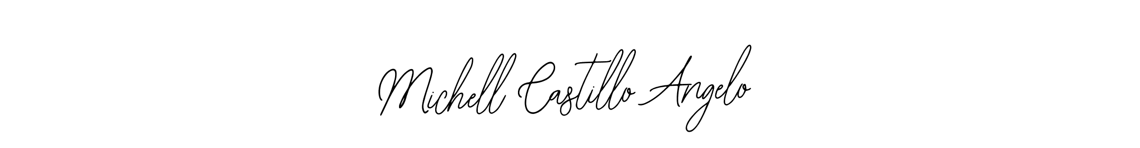Also You can easily find your signature by using the search form. We will create Michell Castillo Angelo name handwritten signature images for you free of cost using Bearetta-2O07w sign style. Michell Castillo Angelo signature style 12 images and pictures png