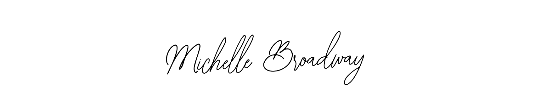 Similarly Bearetta-2O07w is the best handwritten signature design. Signature creator online .You can use it as an online autograph creator for name Michelle Broadway. Michelle Broadway signature style 12 images and pictures png