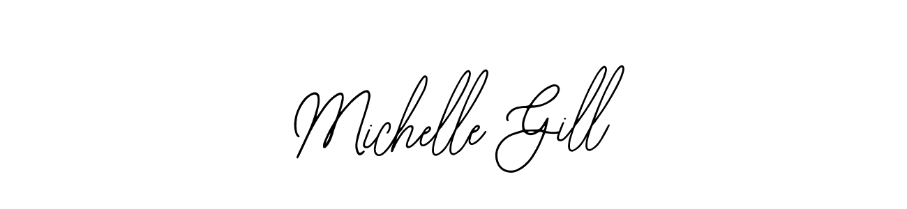 The best way (Bearetta-2O07w) to make a short signature is to pick only two or three words in your name. The name Michelle Gill include a total of six letters. For converting this name. Michelle Gill signature style 12 images and pictures png