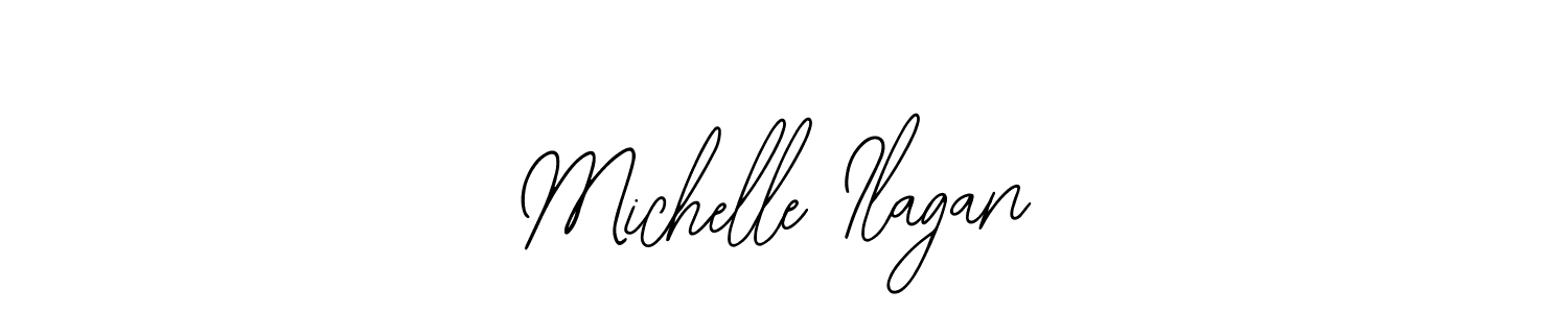 Use a signature maker to create a handwritten signature online. With this signature software, you can design (Bearetta-2O07w) your own signature for name Michelle Ilagan. Michelle Ilagan signature style 12 images and pictures png