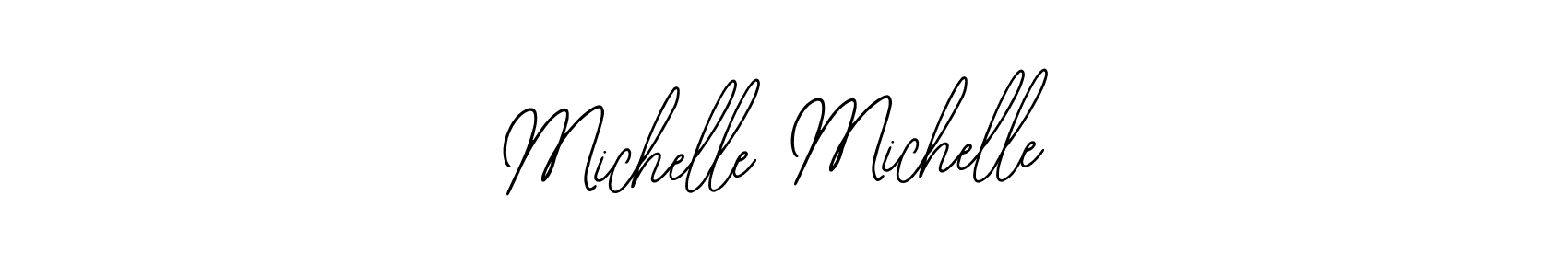 Use a signature maker to create a handwritten signature online. With this signature software, you can design (Bearetta-2O07w) your own signature for name Michelle Michelle. Michelle Michelle signature style 12 images and pictures png