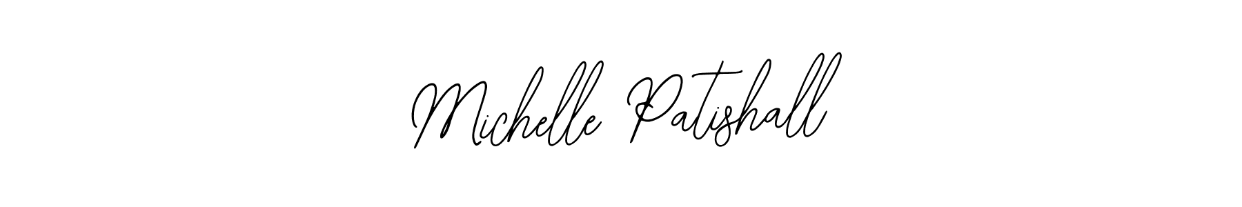 The best way (Bearetta-2O07w) to make a short signature is to pick only two or three words in your name. The name Michelle Patishall include a total of six letters. For converting this name. Michelle Patishall signature style 12 images and pictures png