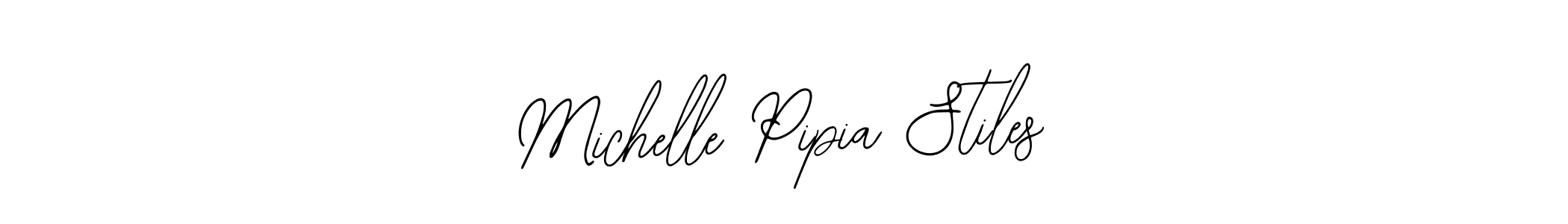 Make a beautiful signature design for name Michelle Pipia Stiles. Use this online signature maker to create a handwritten signature for free. Michelle Pipia Stiles signature style 12 images and pictures png