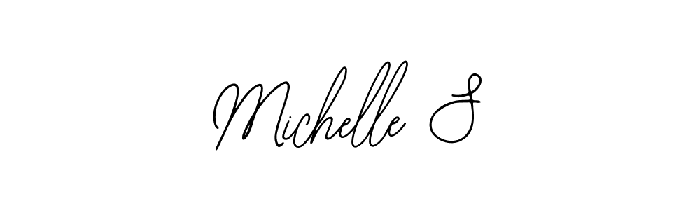 if you are searching for the best signature style for your name Michelle S. so please give up your signature search. here we have designed multiple signature styles  using Bearetta-2O07w. Michelle S signature style 12 images and pictures png