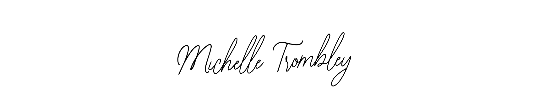 if you are searching for the best signature style for your name Michelle Trombley. so please give up your signature search. here we have designed multiple signature styles  using Bearetta-2O07w. Michelle Trombley signature style 12 images and pictures png