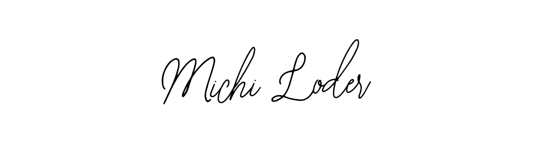 Once you've used our free online signature maker to create your best signature Bearetta-2O07w style, it's time to enjoy all of the benefits that Michi Loder name signing documents. Michi Loder signature style 12 images and pictures png