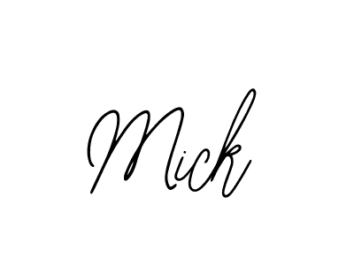 You should practise on your own different ways (Bearetta-2O07w) to write your name (Mick) in signature. don't let someone else do it for you. Mick signature style 12 images and pictures png