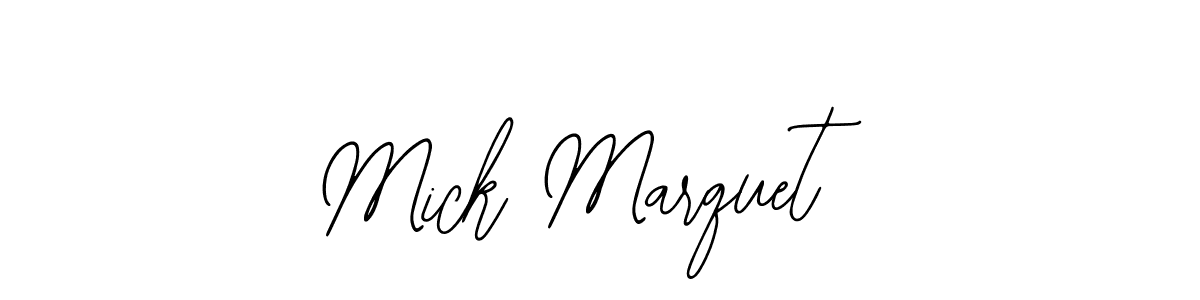 Once you've used our free online signature maker to create your best signature Bearetta-2O07w style, it's time to enjoy all of the benefits that Mick Marquet name signing documents. Mick Marquet signature style 12 images and pictures png