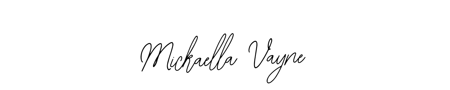 Also You can easily find your signature by using the search form. We will create Mickaella Vayne name handwritten signature images for you free of cost using Bearetta-2O07w sign style. Mickaella Vayne signature style 12 images and pictures png