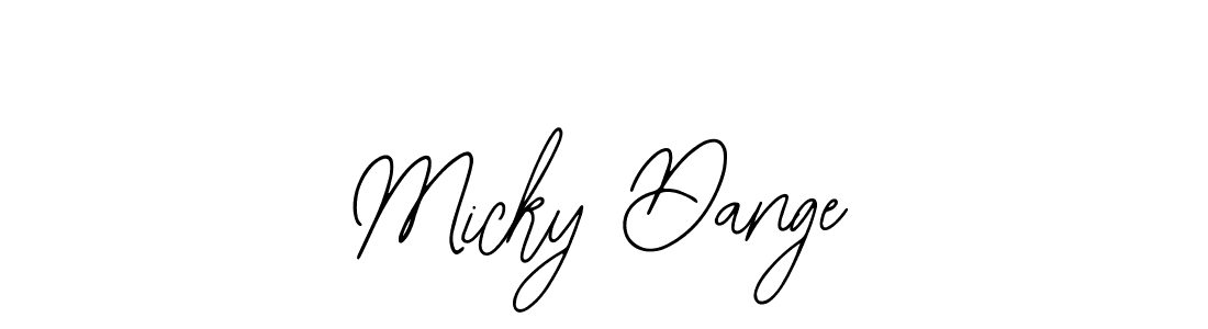 How to Draw Micky Dange signature style? Bearetta-2O07w is a latest design signature styles for name Micky Dange. Micky Dange signature style 12 images and pictures png